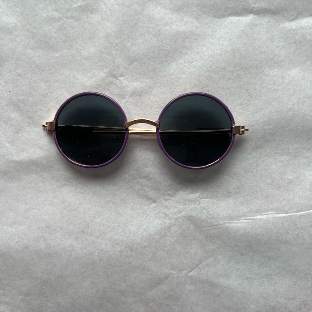 American Girl Sunglasses for 18” doll Round Purple Sunglasses wire rimmed
